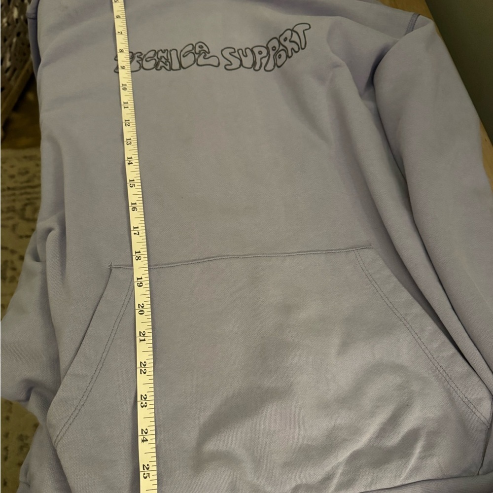 Zara Athleticz Light Gray/Blue Purple Pullover Hoodie - Picture 4 of 10
